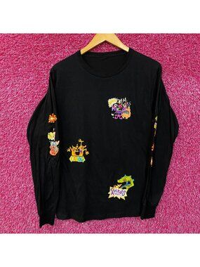 Nickelodeon Nicktoons Graphic Design Long Sleeve T-Shirt Small